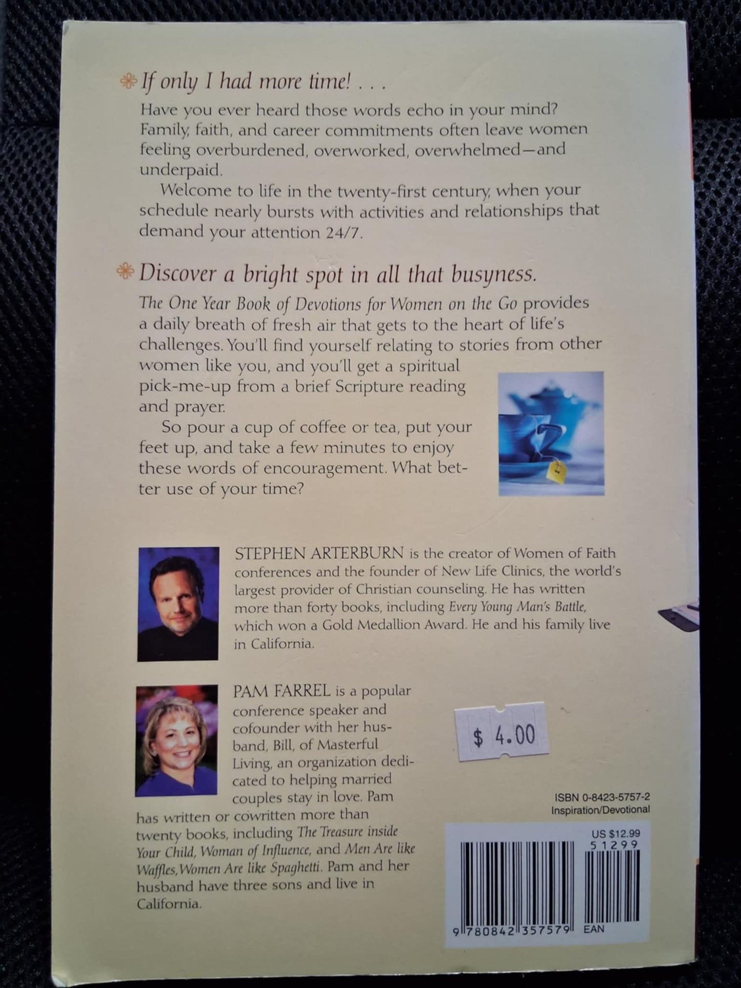 The One Year Book Of Devotions For Women On The Go