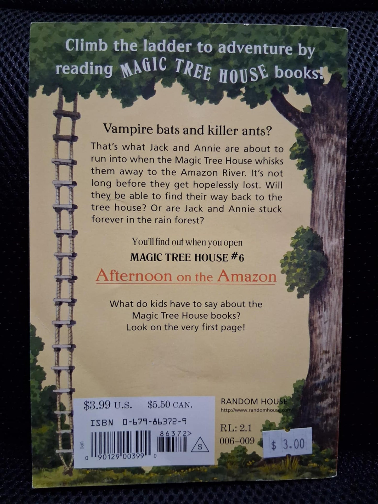 Magic Tree House #6: Afternoon On The Amazon - Heaven's Roaring Boutique
