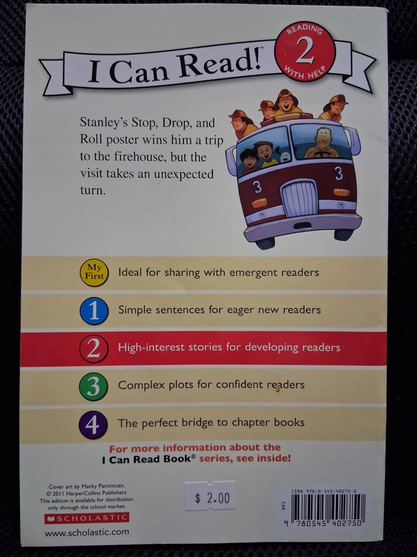 Flat Stanley And The Firehouse (I Can Read Level 2)