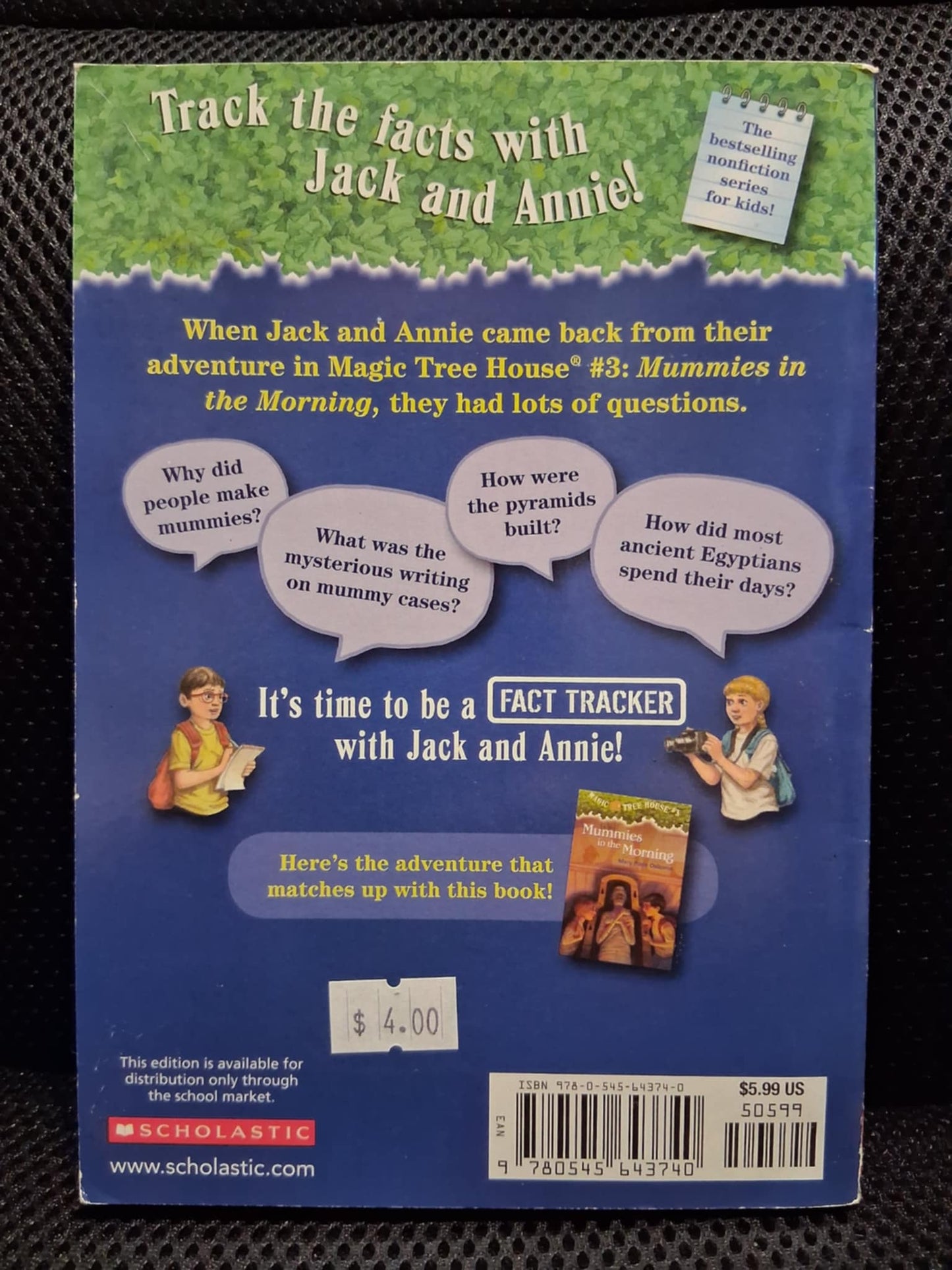 Magic Tree House Fact Tracker: Mummies And Pyramids (A Nonfiction Companion To Magic Tree House #3 Mummies In The Morning)