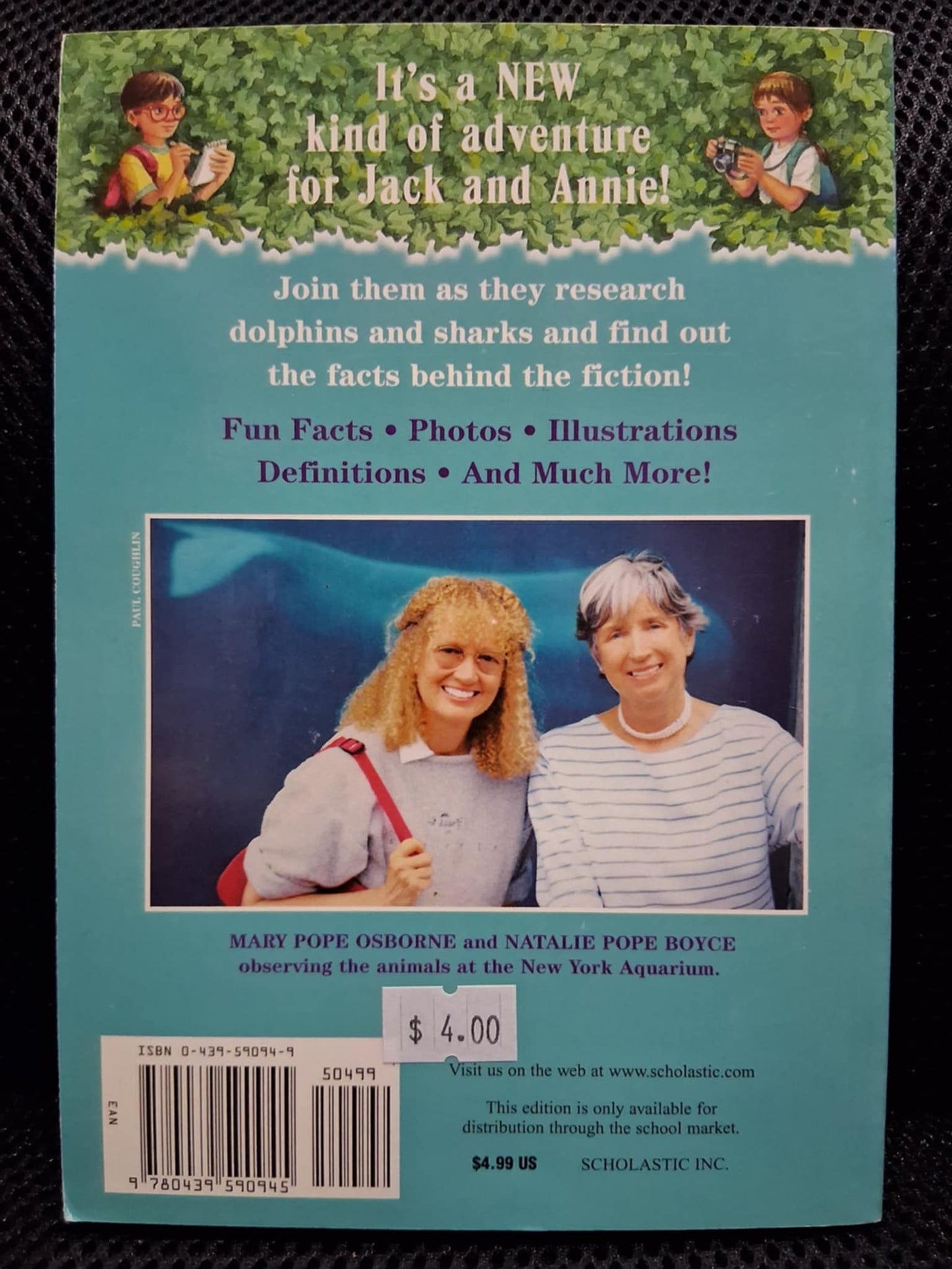 Magic Tree House Research Guide: Dolphins And Sharks (A Nonfiction Companion To Dolphins At Daybreak) - Heaven's Roaring Boutique