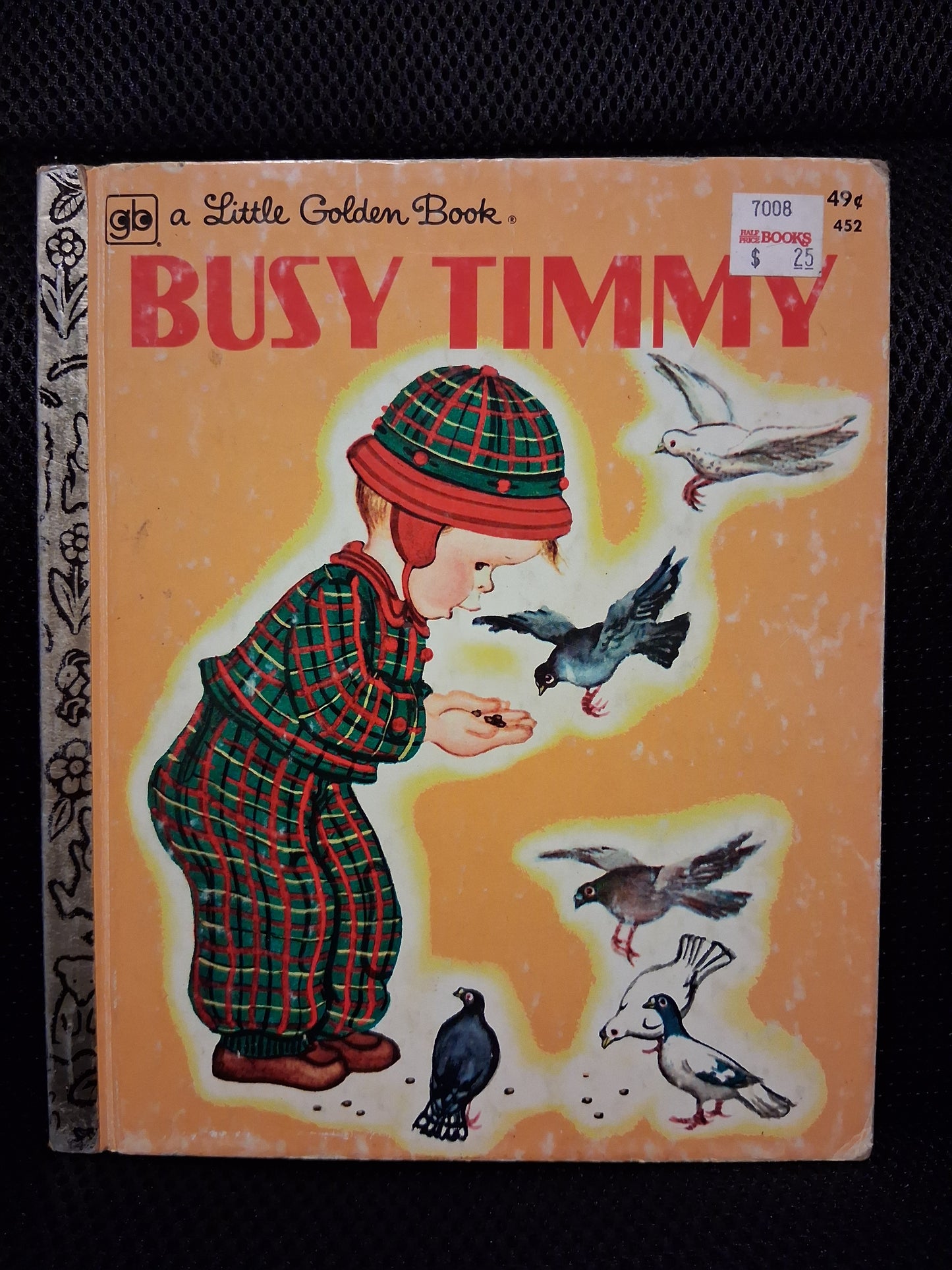 Busy Timmy (A Little Golden Book) (Vintage 1977 Edition, Tenth Printing) (Green Back)