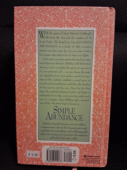 Simple Abundance: A Daybook Of Comfort And Joy - Heaven's Roaring Boutique