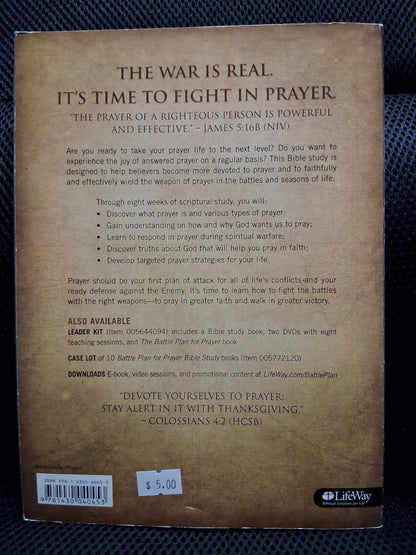 The Battle Plan For Prayer Bible Study - Heaven's Roaring Boutique