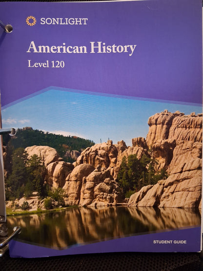 Sonlight - American History Parent Guide and Student Guide - Level 120 (Parent Guide And Student Guide Both Included In One Large Sonlight Binder)