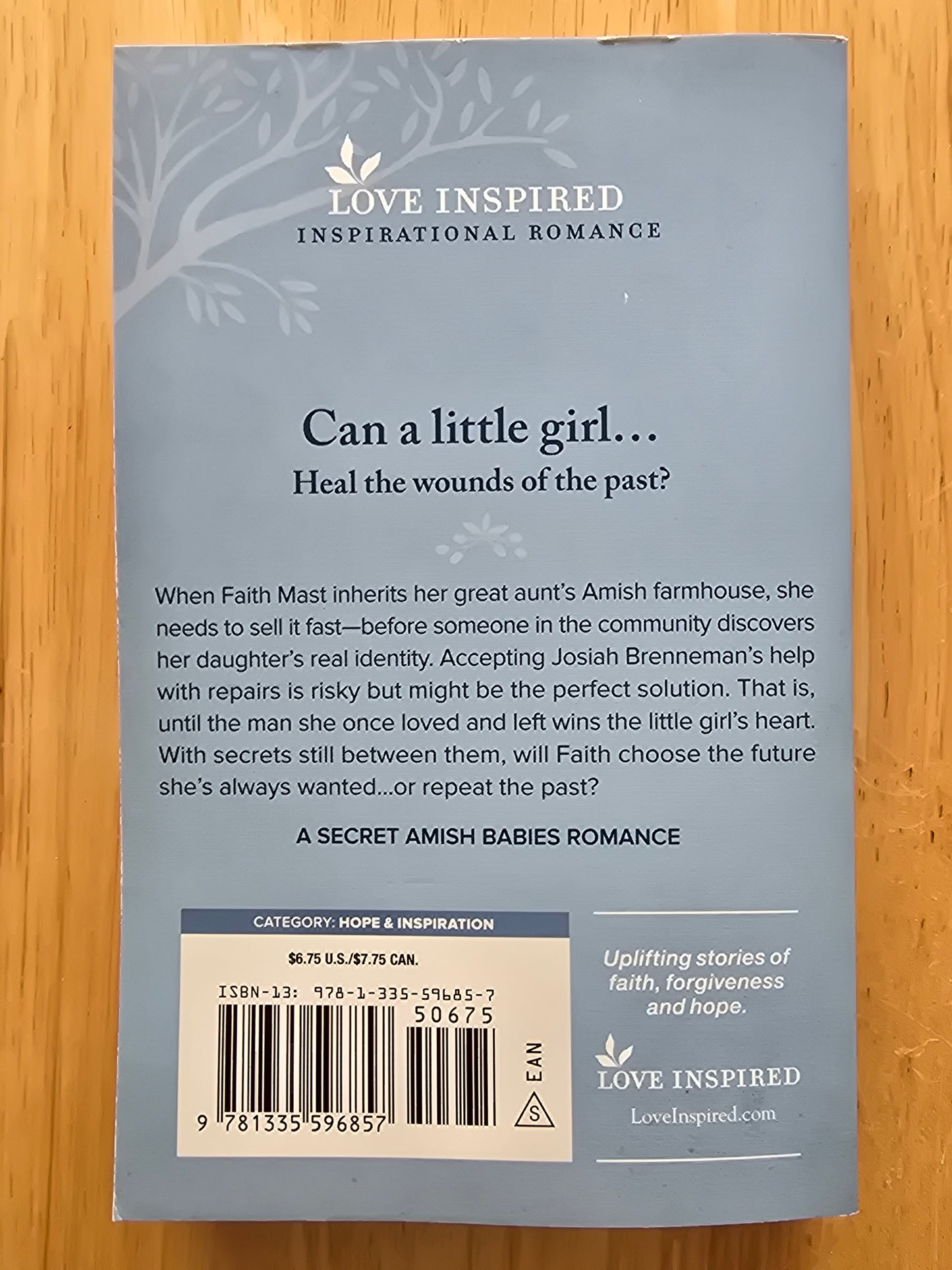Her Hidden Amish Child — by Leigh Bale (Love Inspired Inspirational Romance)