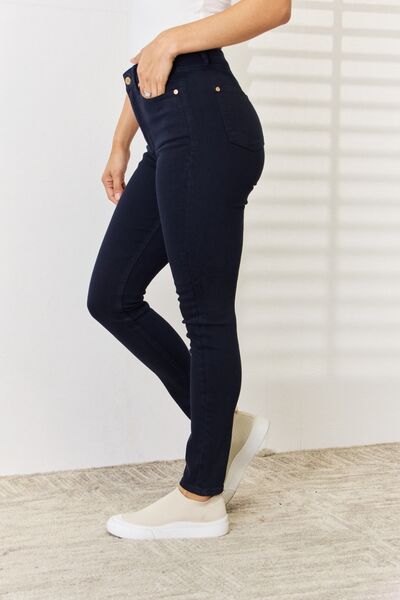 Judy Blue Full Size Garment Dyed Tummy Control Skinny Jeans - Heaven's Roaring Boutique