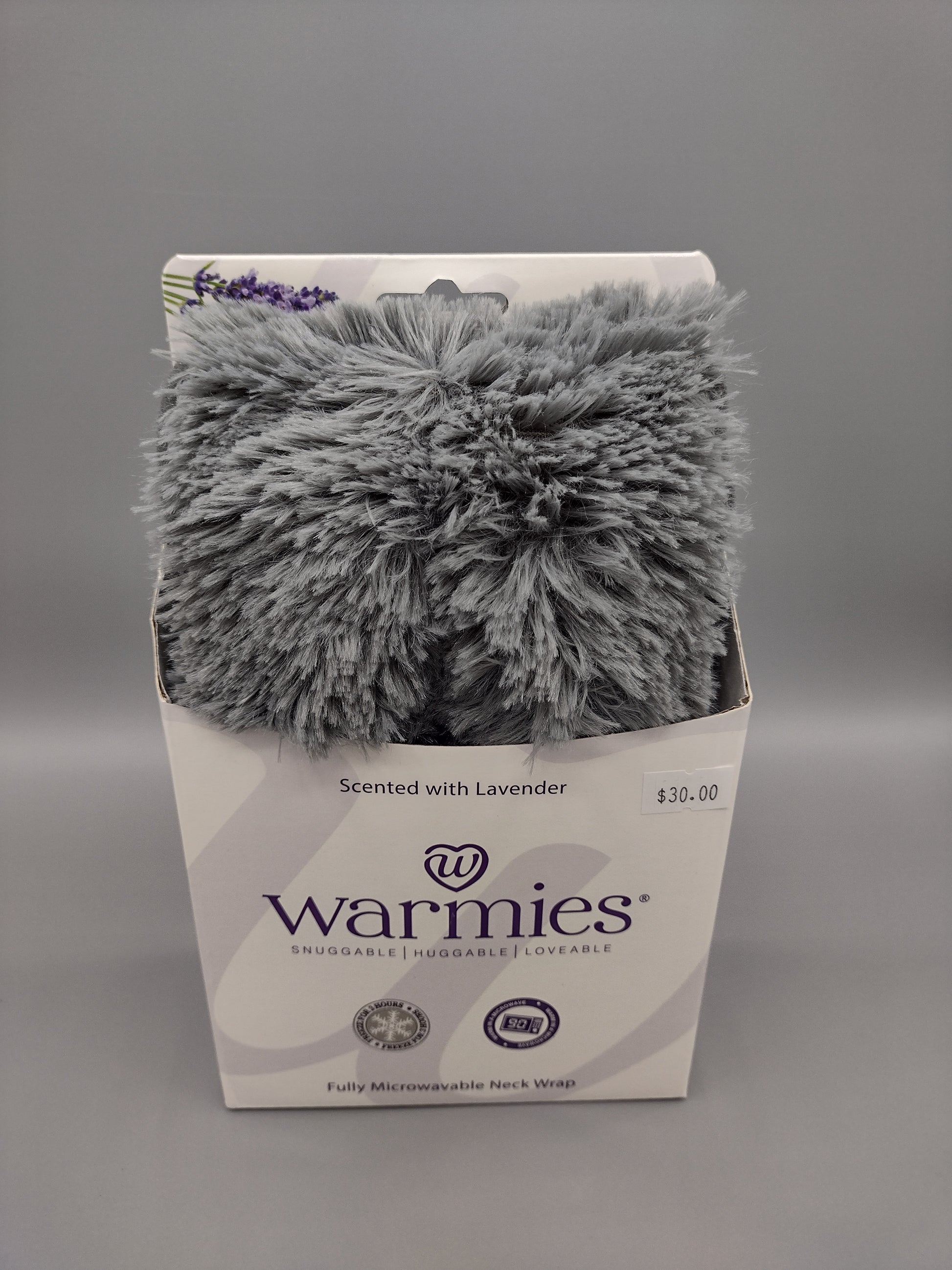 Warmies - Neck Wrap | Warmies | aches, flax seed, gray, gray neck wrap, headaches, lavender, microwave, muscle, neck, neck wrap, pain, relief, shoulders, warmies, wrap | Warmies