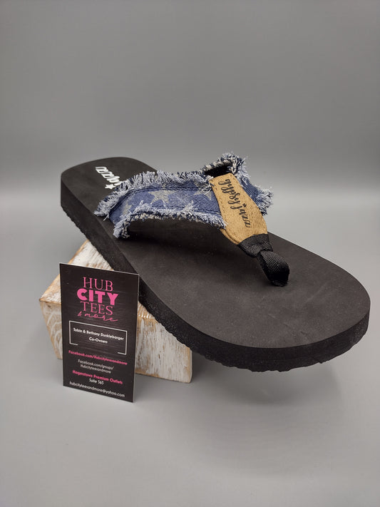Encore - Navy | Shoes | comfy, flip flop, gypsy jazz, lightweight, toe strap, trendy | Gypsy Jazz