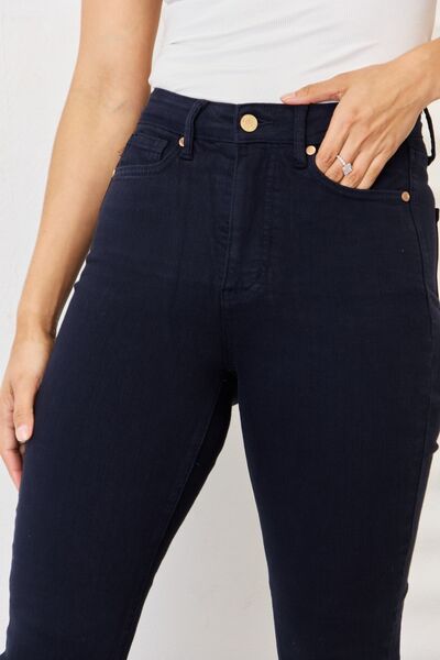 Judy Blue Full Size Garment Dyed Tummy Control Skinny Jeans - Heaven's Roaring Boutique