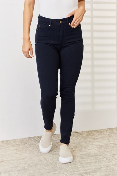 Judy Blue Full Size Garment Dyed Tummy Control Skinny Jeans - Heaven's Roaring Boutique