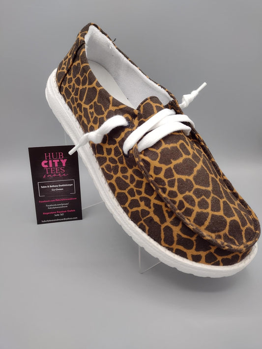 Melman - Chocolate | Shoes | animal print, animal print shoes, brown, brown animal print shoes, brown shoes, Gypsy Jazz, Gypsy Jazz animal print shoes, Gypsy Jazz shoes, slip on shoes | Gypsy Jazz