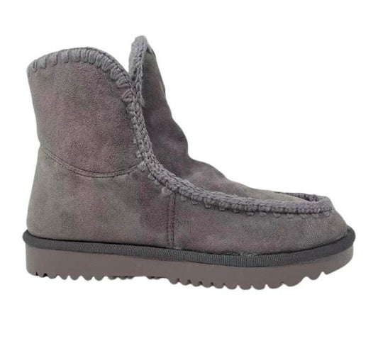 Marvi - Grey | Shoes | boots, comfy, gray, Gypsy Jazz, Gypsy Jazz shoes, Sherpa lined Gypsy Jazz shoes, soft, warm, warm and comfy shoes | Gypsy Jazz